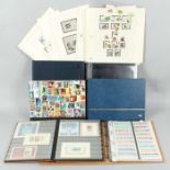 Lot of 6 stamp albums and loose sheets GDR GDR (stamped and unstamped), nice lot 25-33cm. Cond .: G