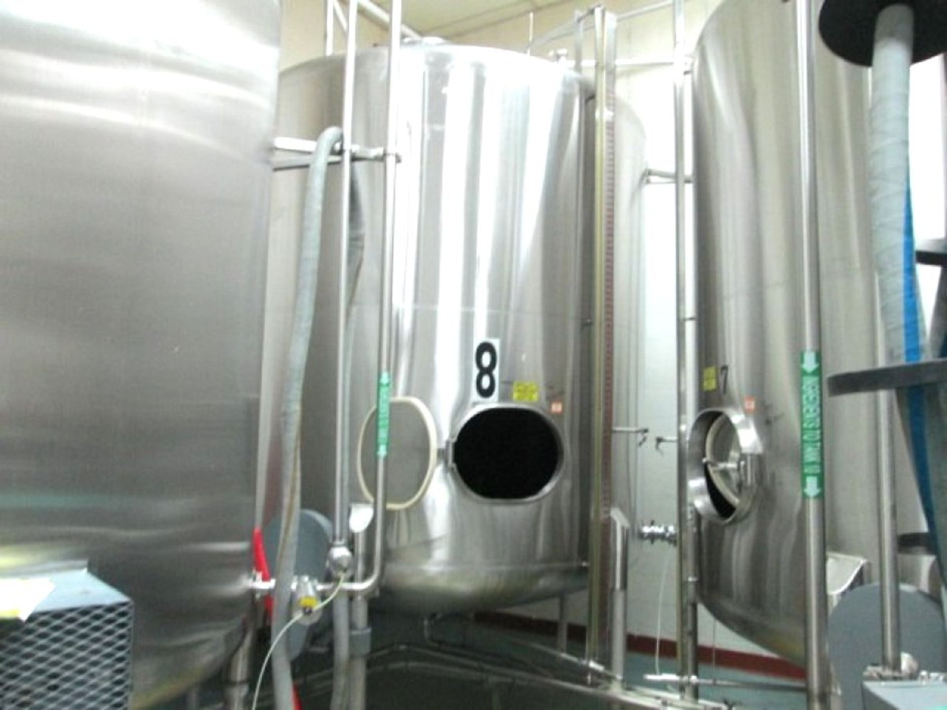 Cherry Burrell 4800 Gallon SS Mixing Tank s/n-NA Stainless Steel Construction #4 Finish Inside, Side - Image 3 of 8