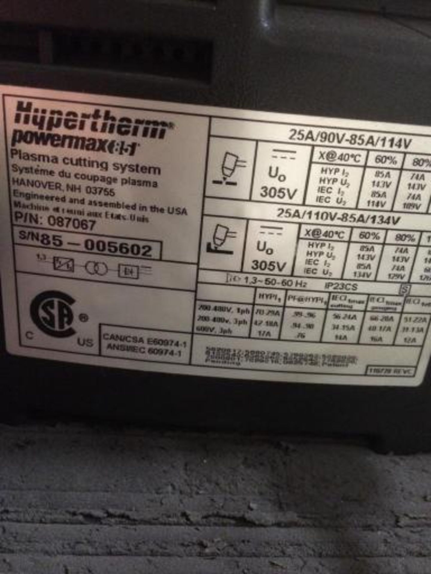 Sansom Model 510 Plasma Table - Image 10 of 10