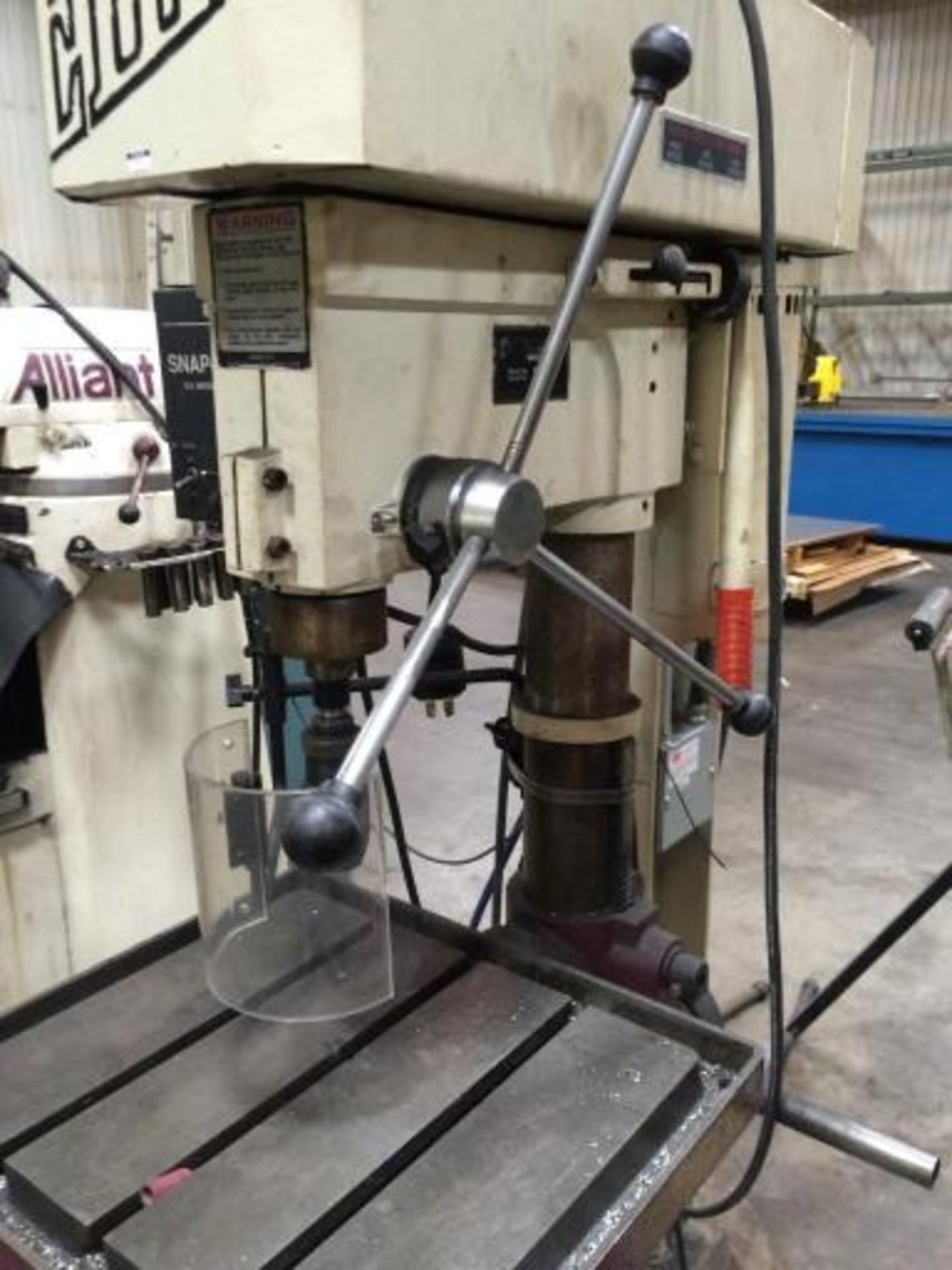 Model : 9000 ELLIS MODEL 9000 VARIABLE SPEED DRILL PRESS, 20" SPINDLE SPEEDS 0 - 1200 RPM DRILLS - Image 3 of 4