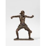 KLIMSCH, FRITZ1870 Frankfurt/Main - 1960 SaigMaenad. 1929. Bronze, dark brown patinated. 73,5 x 57 x