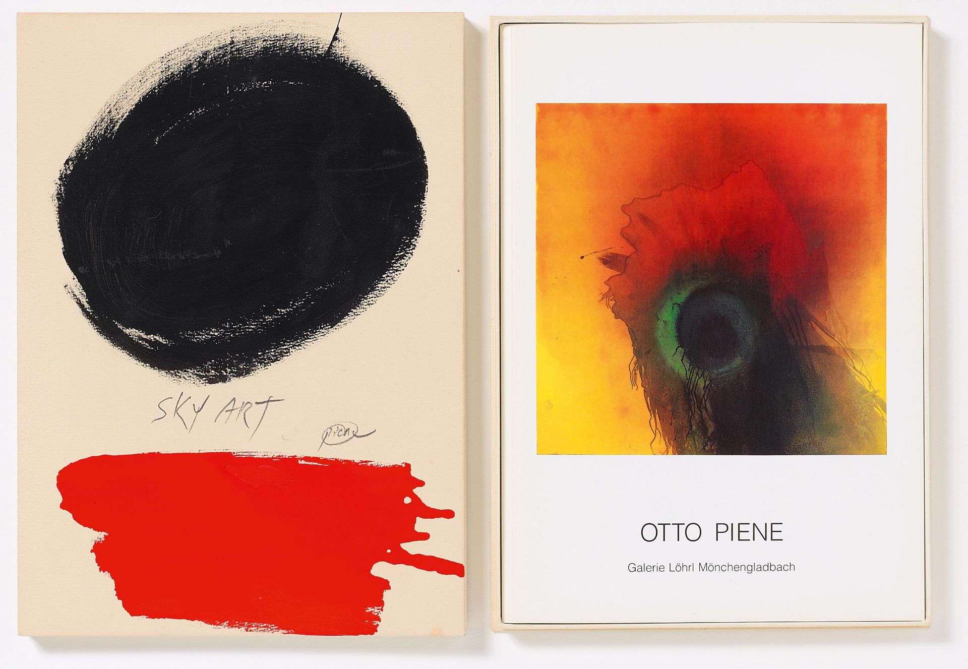 PIENE, OTTO1928 Laasphe/Westfalen - 2014 BerlinSKY ART. 1991. Gouache auf büttenbezogenem Karton ( - Bild 3 aus 4