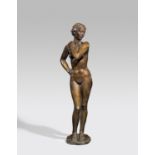 KLIMSCH, FRITZ1870 Frankfurt/Main - 1960 SaigIn Wind and Sun. 1936. Bronze, brown patinated. 145 x