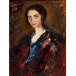 MALJAWIN, FILIPP ANDREJEWITSCH1869 Kasanka/Russia - 1940 NicePortrait of a Lady. 1931. Oil on