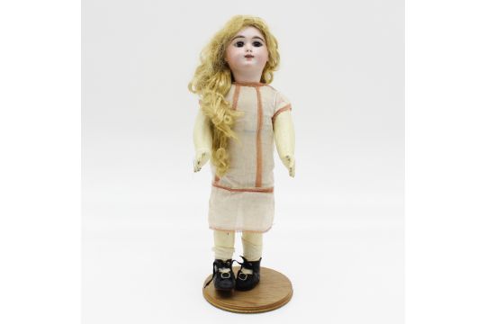 19th Century Sfbj Eden Bebe Doll Marked Paris 9 Depose Restored 57 Cm Tall