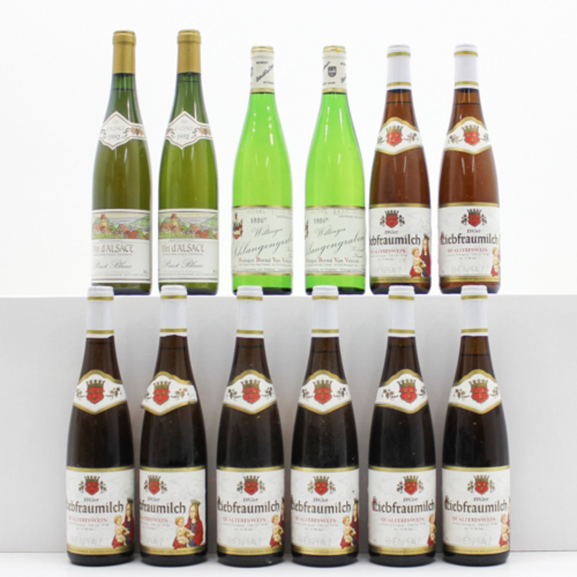 LOT OF 12 BOTTLES OF WINE Including Schlangengraben, 1986.