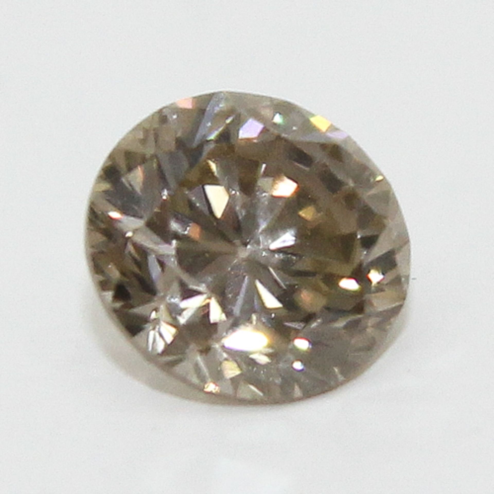 1.01 CARAT CHAMPAGNE COLORED LOOSE DIAMOND Diamond is 1.01 carat. - Bild 2 aus 2