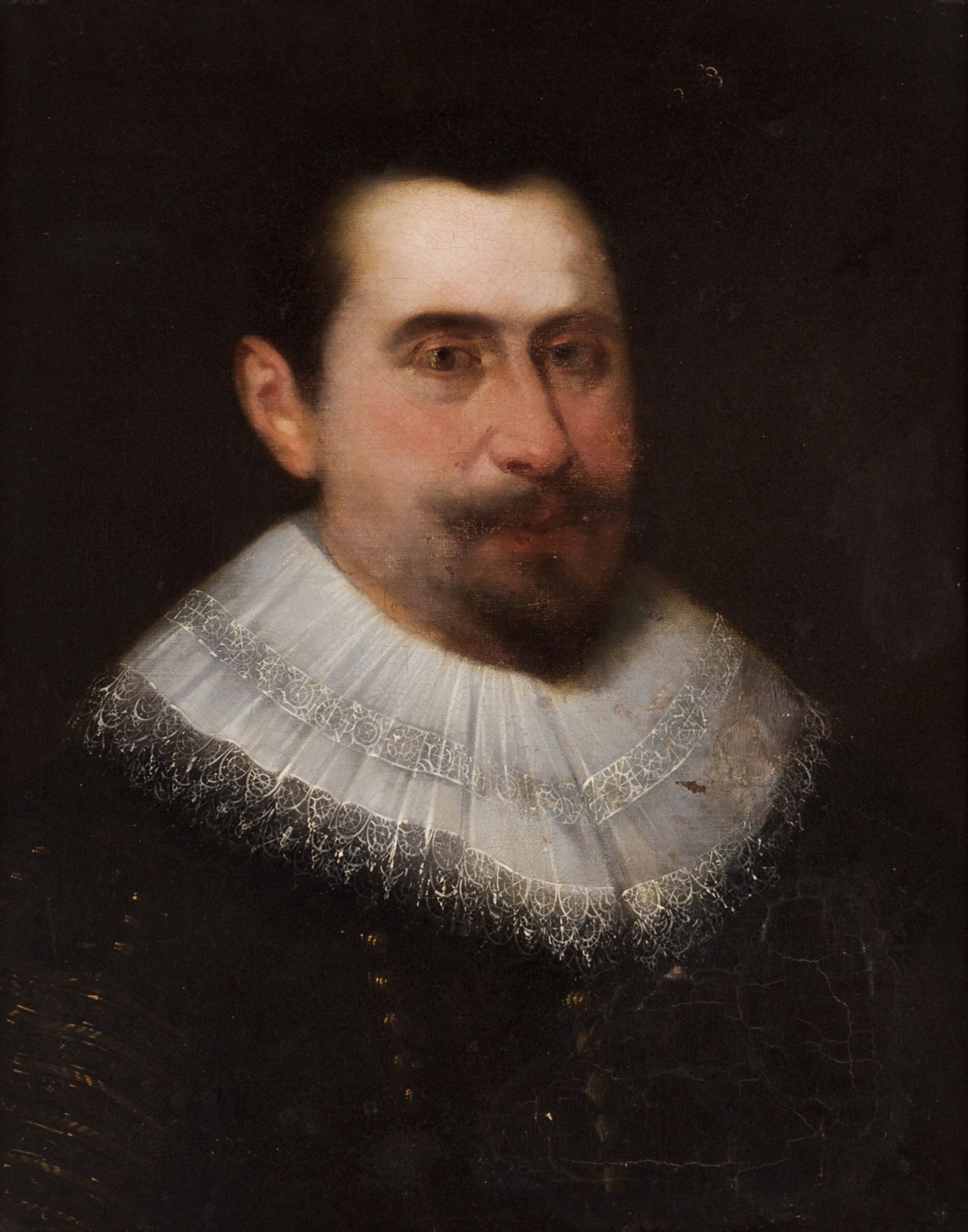 Flemish school of the 18th century  Portrait of a Gentleman  Oil on canvas    52x42,5 cm