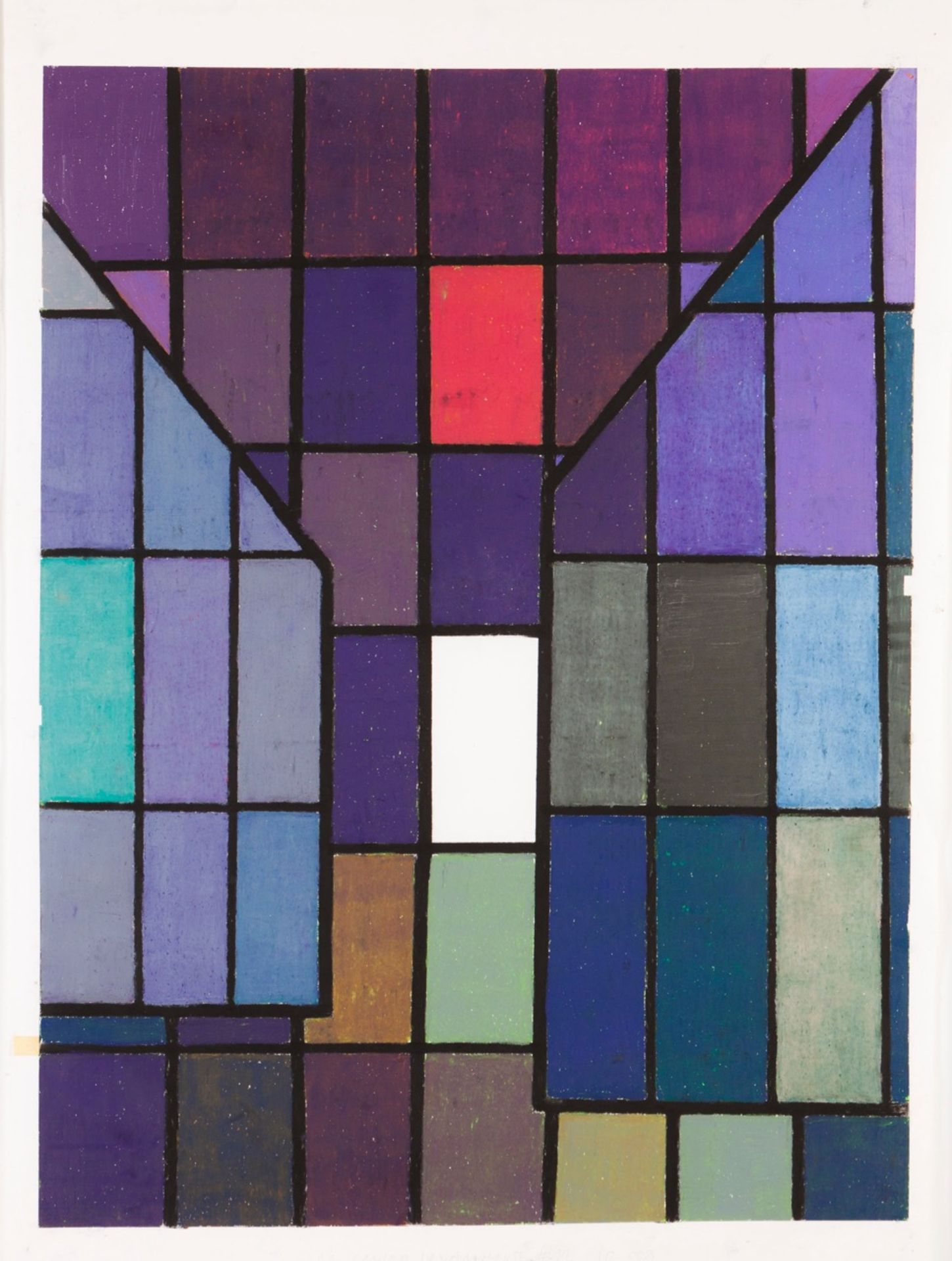 Manuel Caeiro (b.1975)
"Dream house #11"
Pastel on paper
Dated 10.003

123x92 cm