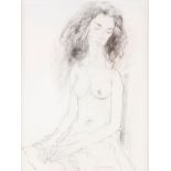 Jean Jansem (France, 1920?2013)
"La pose"
Graphite on paper
Signed 

66x50 cm