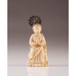 Repentant Peter
Indo-Portuguese ivory sculpture, silver halo
17th century

Height: 10.5 cm