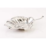 A Portuguese silver naturalistic bowl
Designed as a leaf
Porto assay mark in use since 1985 and