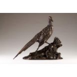 Jules Moigniez (France, 1835-1894)
Pheasant
Bronze sculpture
Signed

48x52x21 cm