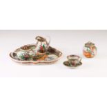 Tête-à-Tête
Chinese porcelain
Polychrome and gilt Mandarin decoration depicting quotidian scenes,