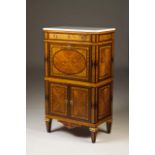 A Louis XVI style Secretaire à Abattant, FRESS
Gilt with satinwood, rosewood and other woods