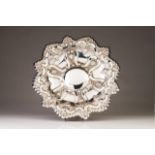 A Portuguese silver fruit bowl
Relief decoration with flowers and scrolls
Porto assay mark (1938-