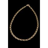 A gold chain
Portugal, 20th century
(wear signs)

Lenght: 53 cm
60 g