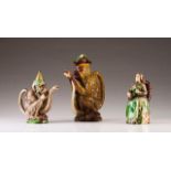 Monkey
A Caldas da Rainha faience jar with cover
José Alves da Cunha
Mark of 1860-1901
Glazed