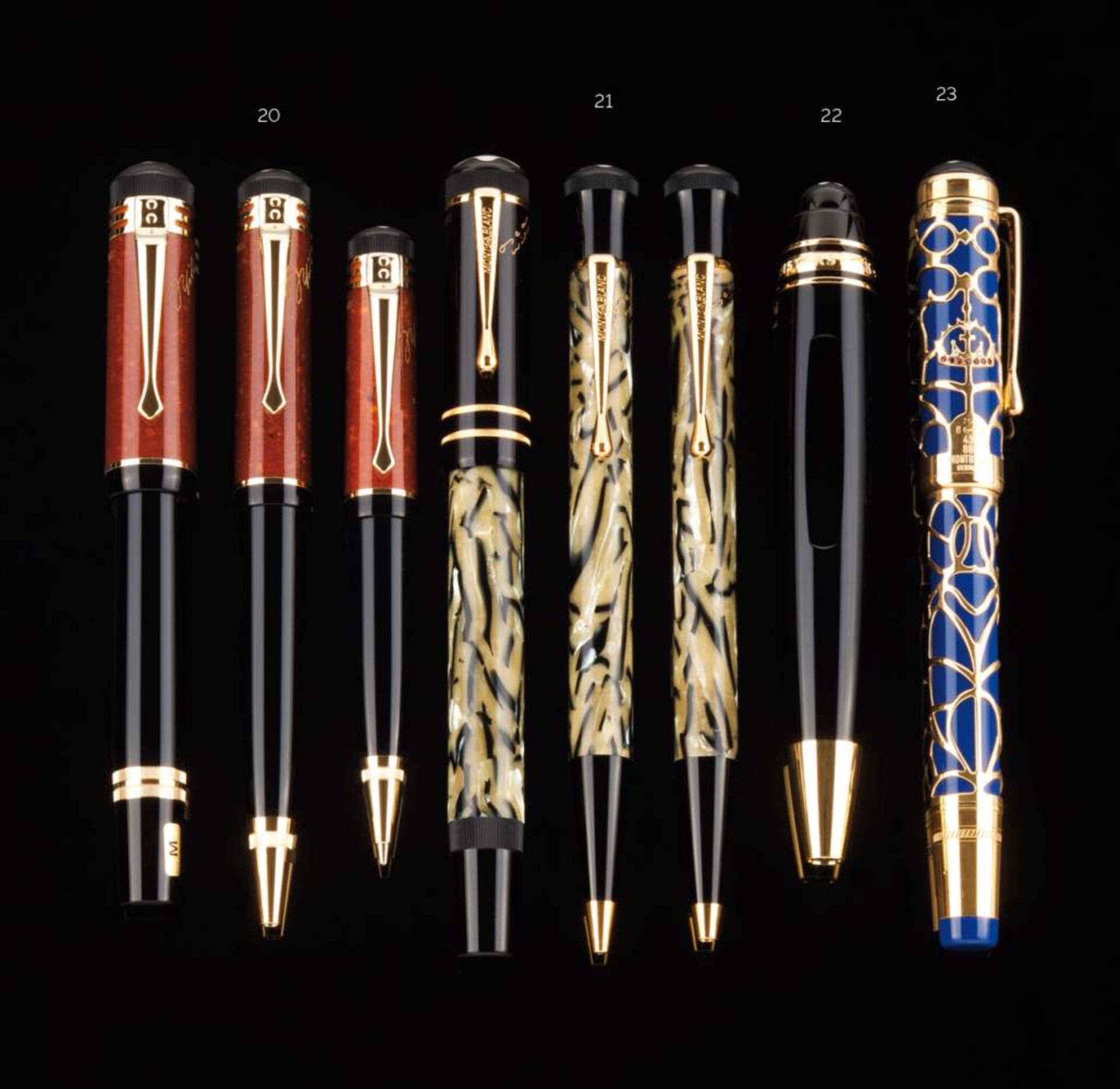 Montblanc, Friedrich Schiller Ballpoint, fountain pen and mechanical pencil 453/16000, 453/18000,