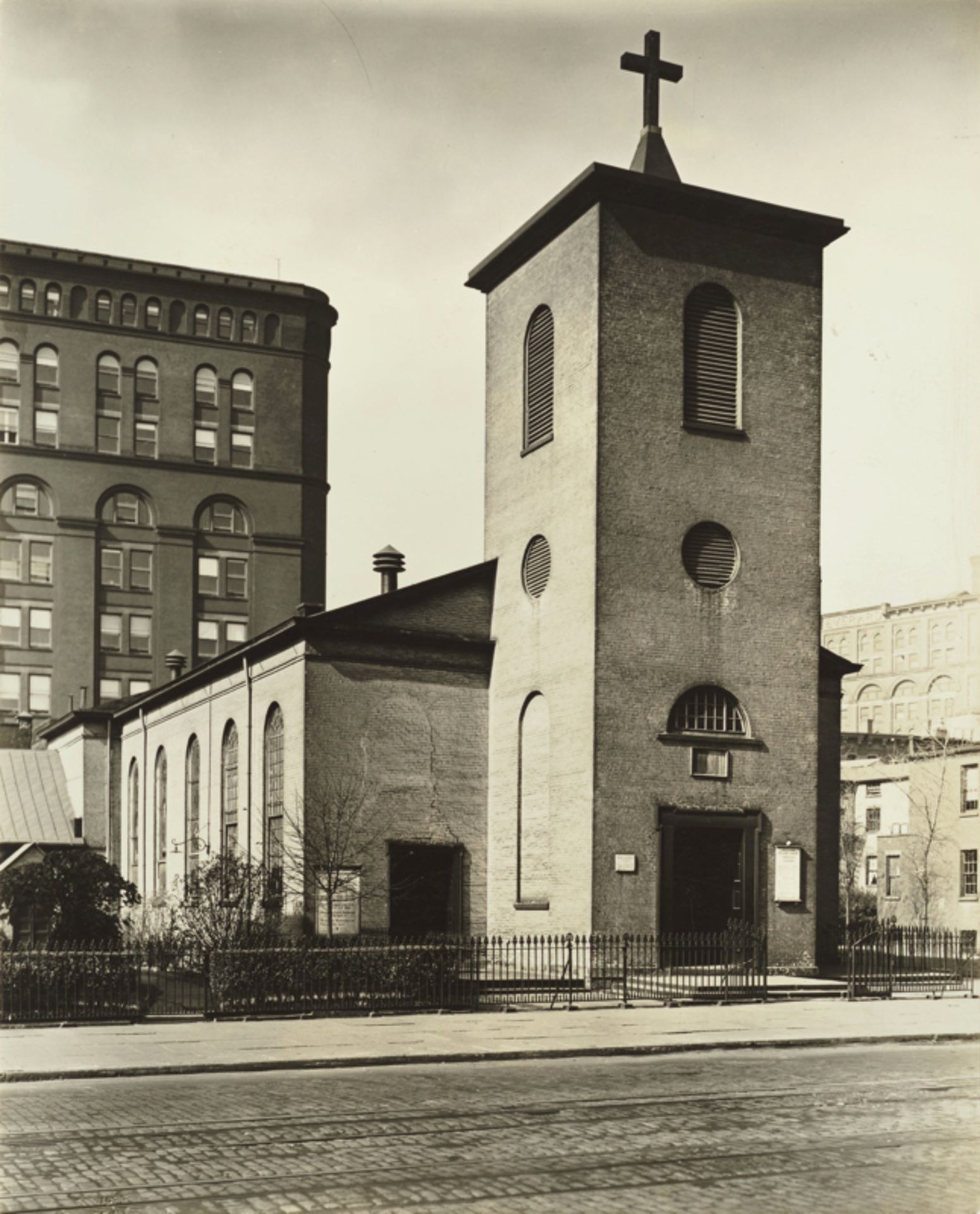 Berenice Abbott (Springfield, Ohio 1898 – 1991 Monson, Maine)SAINT LUKE'S CHURCH, HUDSON STREET, NEW