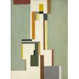Walter Dexel (Munich 1890 – 1973 Brunswick)„1923 III“. 1923Oil on canvas.  40 x 30 cm ( 15 ¾ x