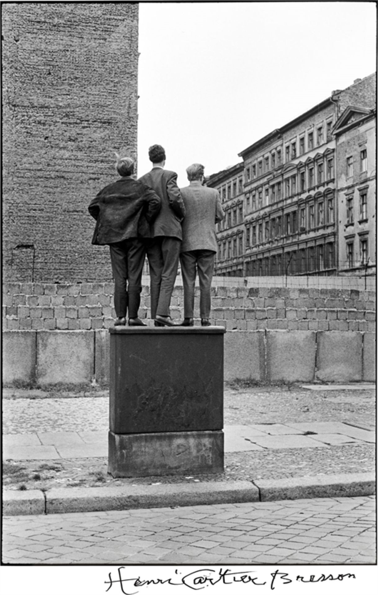 Henri Cartier-Bresson (1908 Chanteloup-en-Brie – 2004 Montjustin)Berliner Mauer, West Berlin.