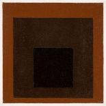 Josef Albers (1888 Bottrop – 1976 New Haven)„Homage to the Square: Black in Deep Brown + Deep