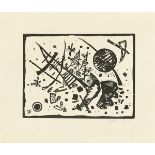 Wassily Kandinsky (1866 Moskau – 1944 Neuilly)„Holzschnitt für die Ganymed-Mappe“. 1924Holzschnitt