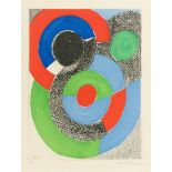 Sonia Delaunay (1885 Gradizsk (Ukraine) – 1979 Paris)Rythme coloré. Farbaquatinta auf Arches-Velin.