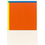 Richard Paul Lohse (1902 Zürich – 1988 Zürich)„Diagonal von rot über gelb und blau zu grün“.