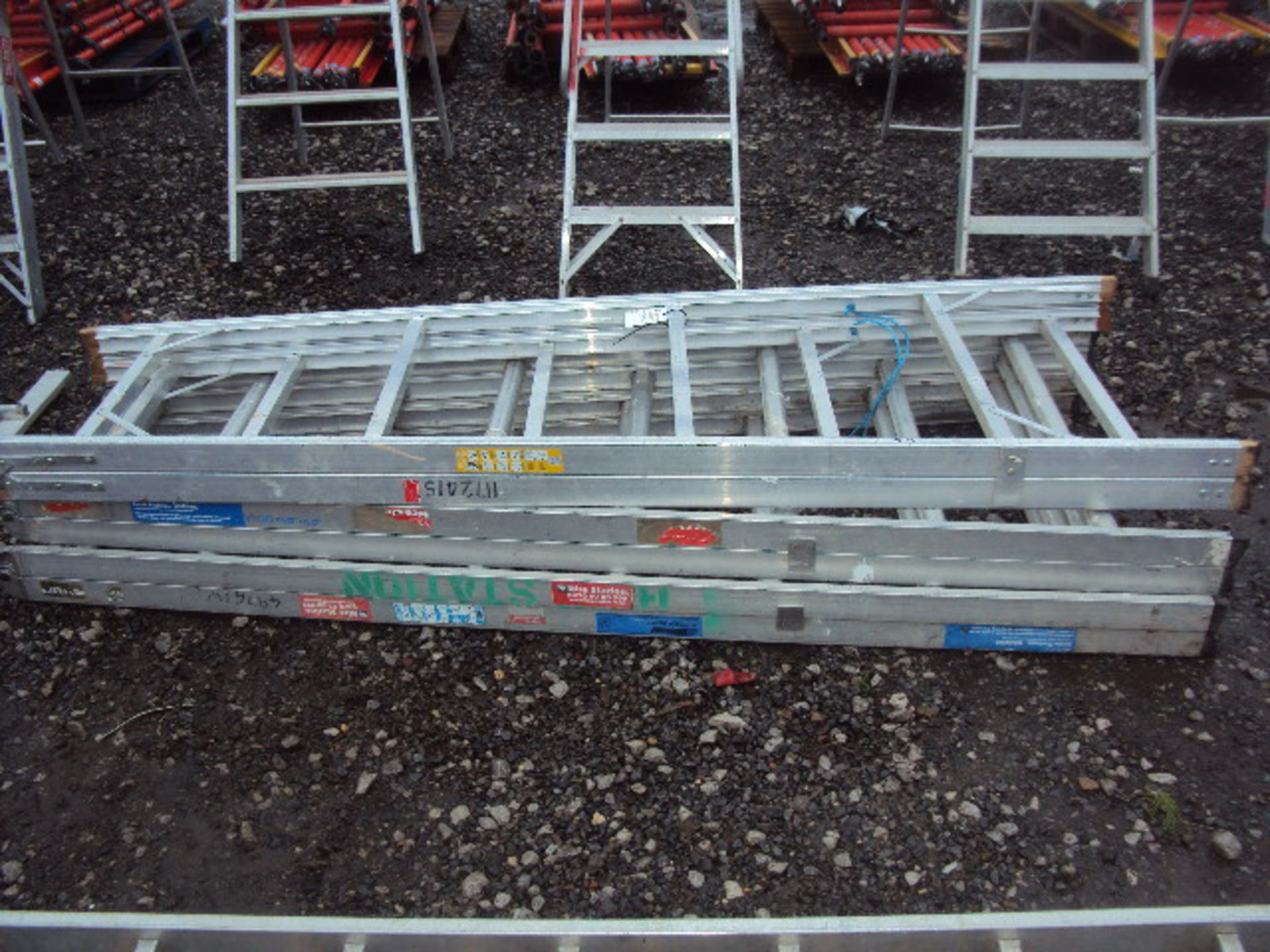 3 x YOUNGMAN aluminium trestles