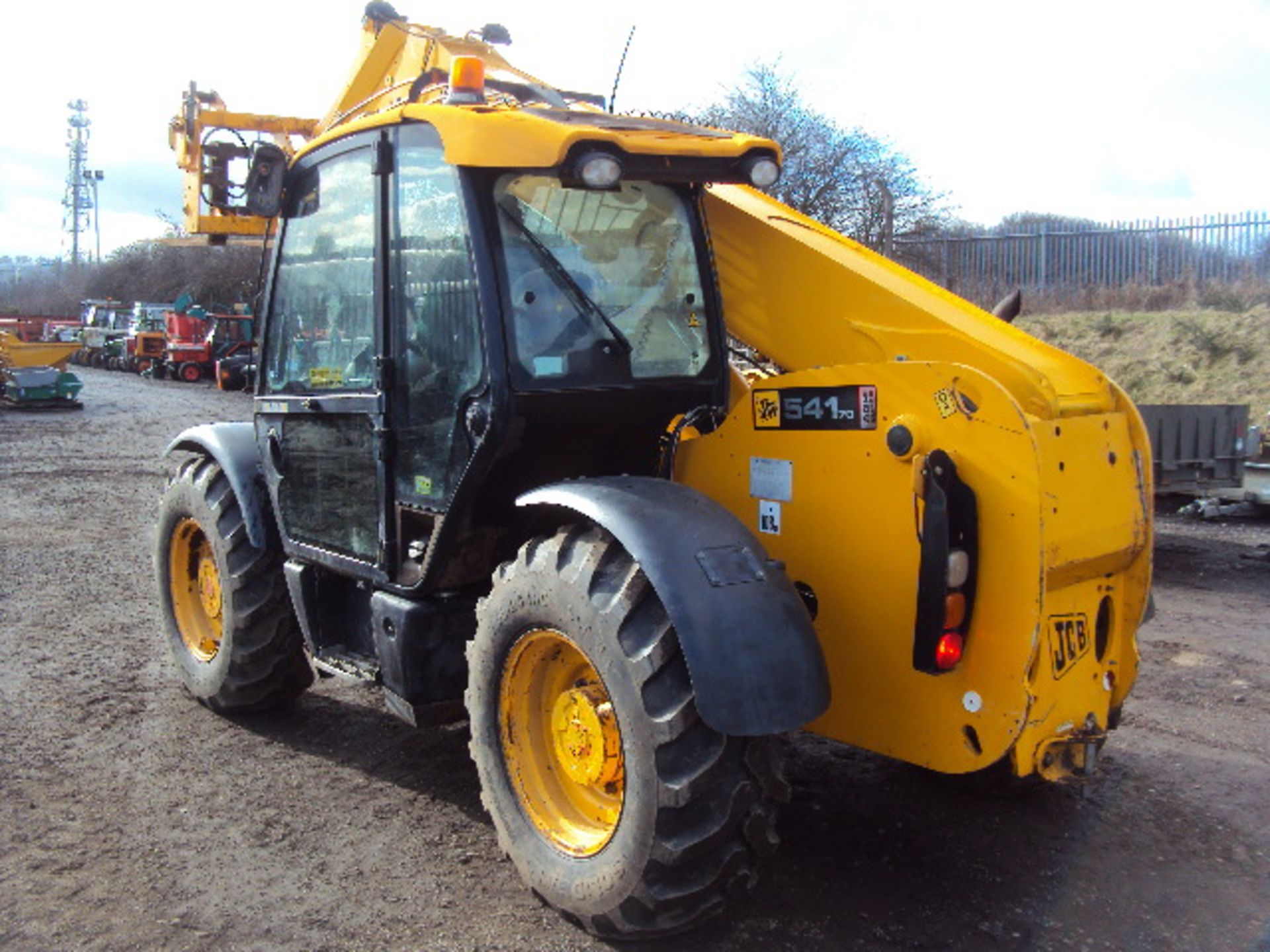 2007 JCB 541-70 7m Super Agri turbo telescopic handler (s/n 71195433) with air conditioning, joy - Image 4 of 5