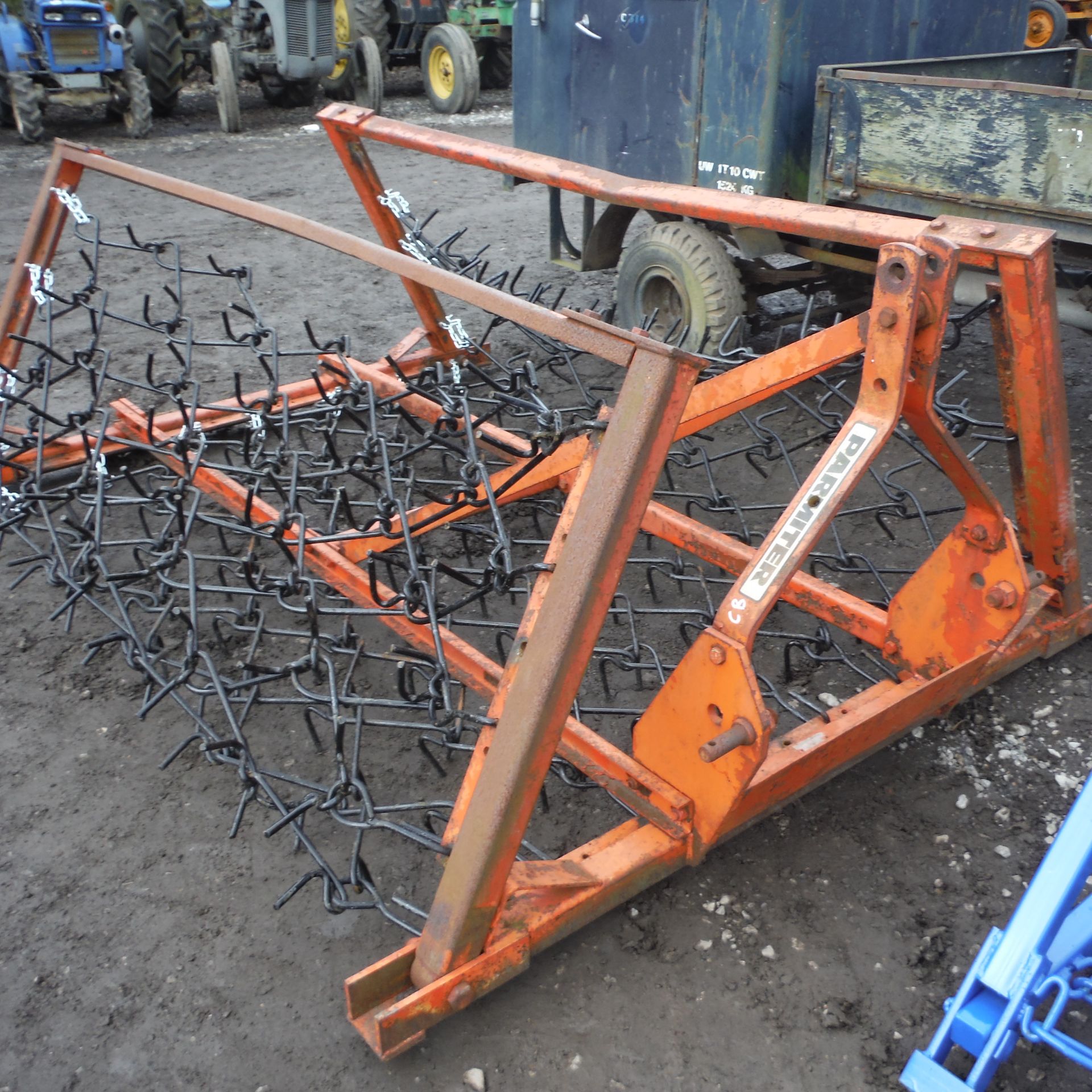 10' PARMITER mounted chain harrows