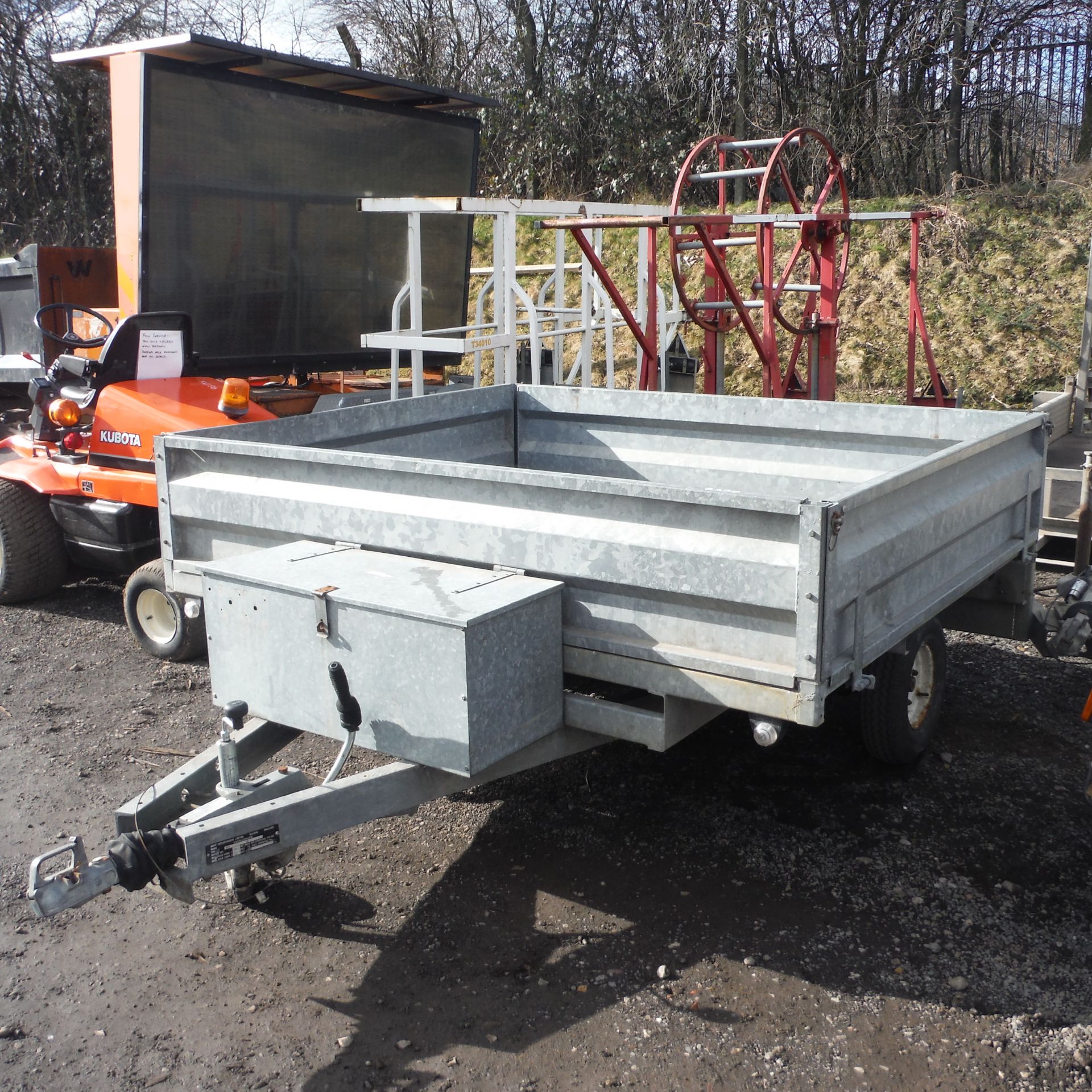 INDESPENSION CHALLENGER single axle braked utility trailer fully galvanised drop side, new non