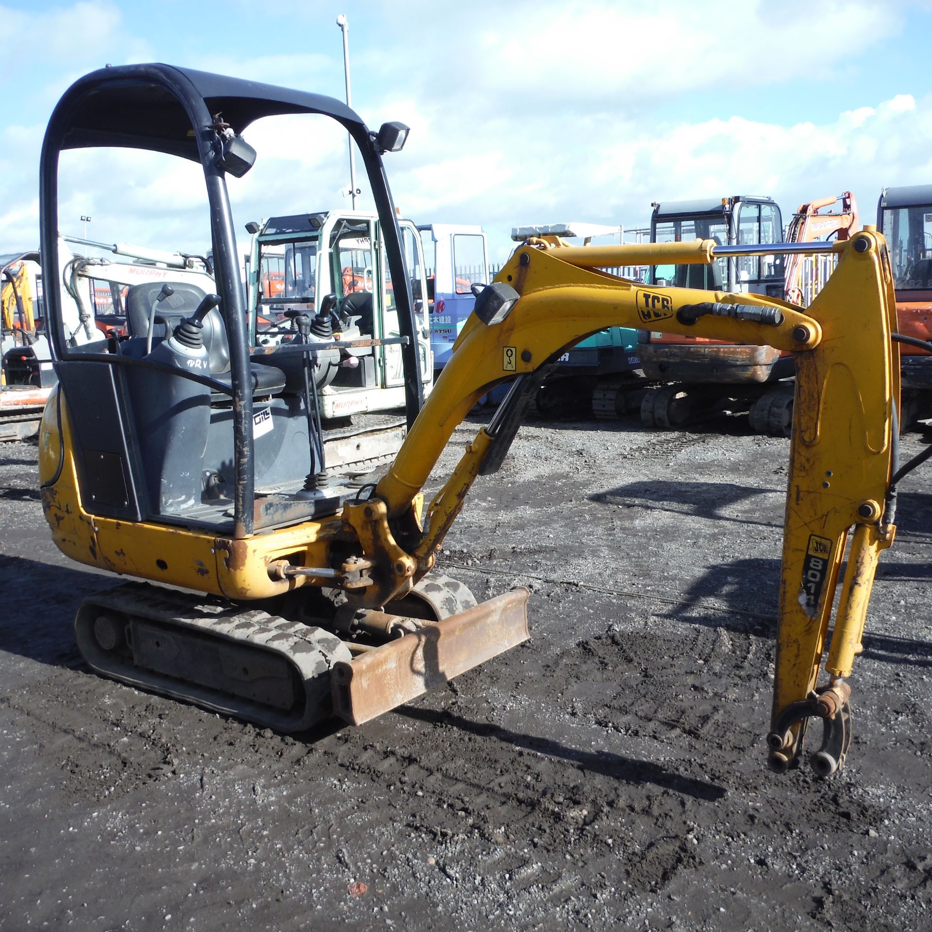 2008 JCB 801.4 rubber tracked excavator c/w blade & piped (1947 rec hrs)(RDD) - Image 2 of 4