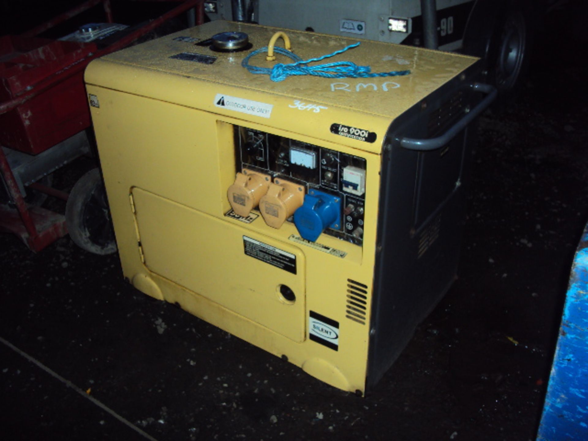 Diesel driven dual volt silent generator (RMP)