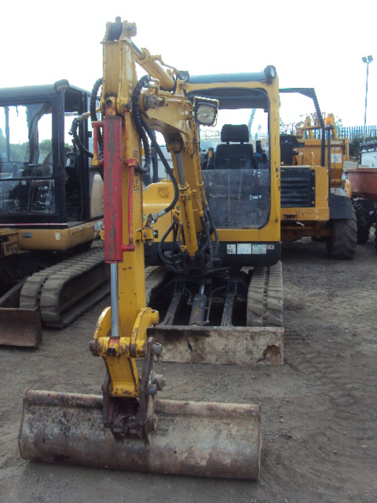 2008 YUACHI YC25-2 rubber tracked excavator, bucket, blade & piped s/n825A0100699 (RDD)