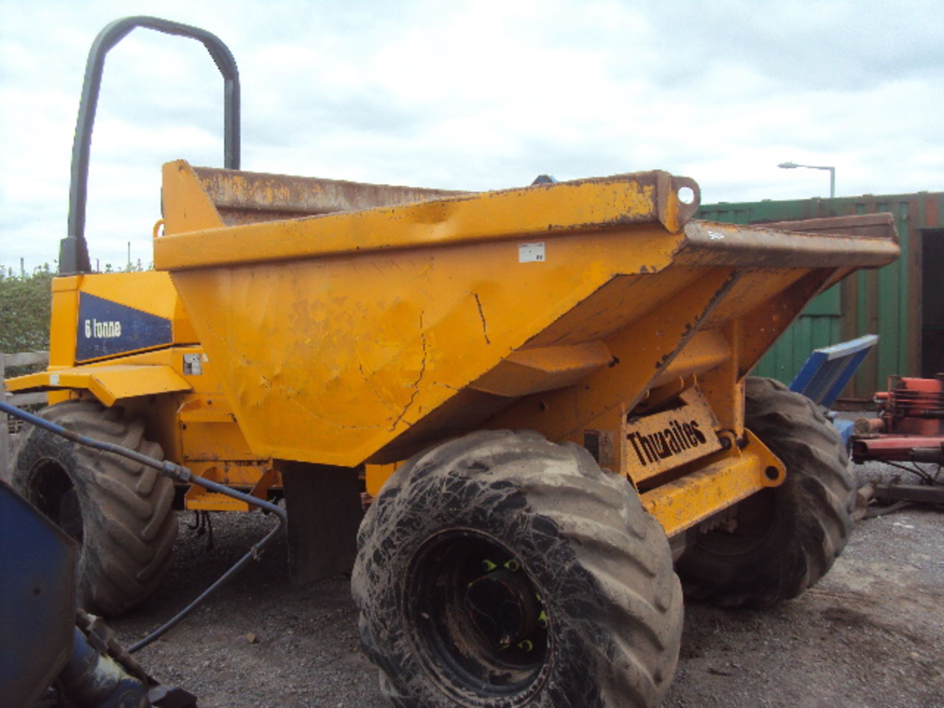 2007 THWAITES 6t straight skip dumper S/n: Z70583870 (no transmission)