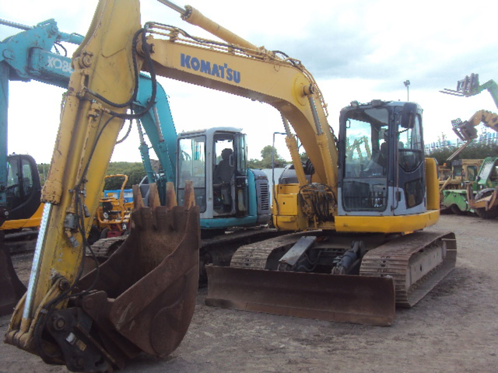 2005 KOMATSU PC138-US-ZE1 steel tracked excavator S/n: C01005441  with bucket, pat blade, piped &