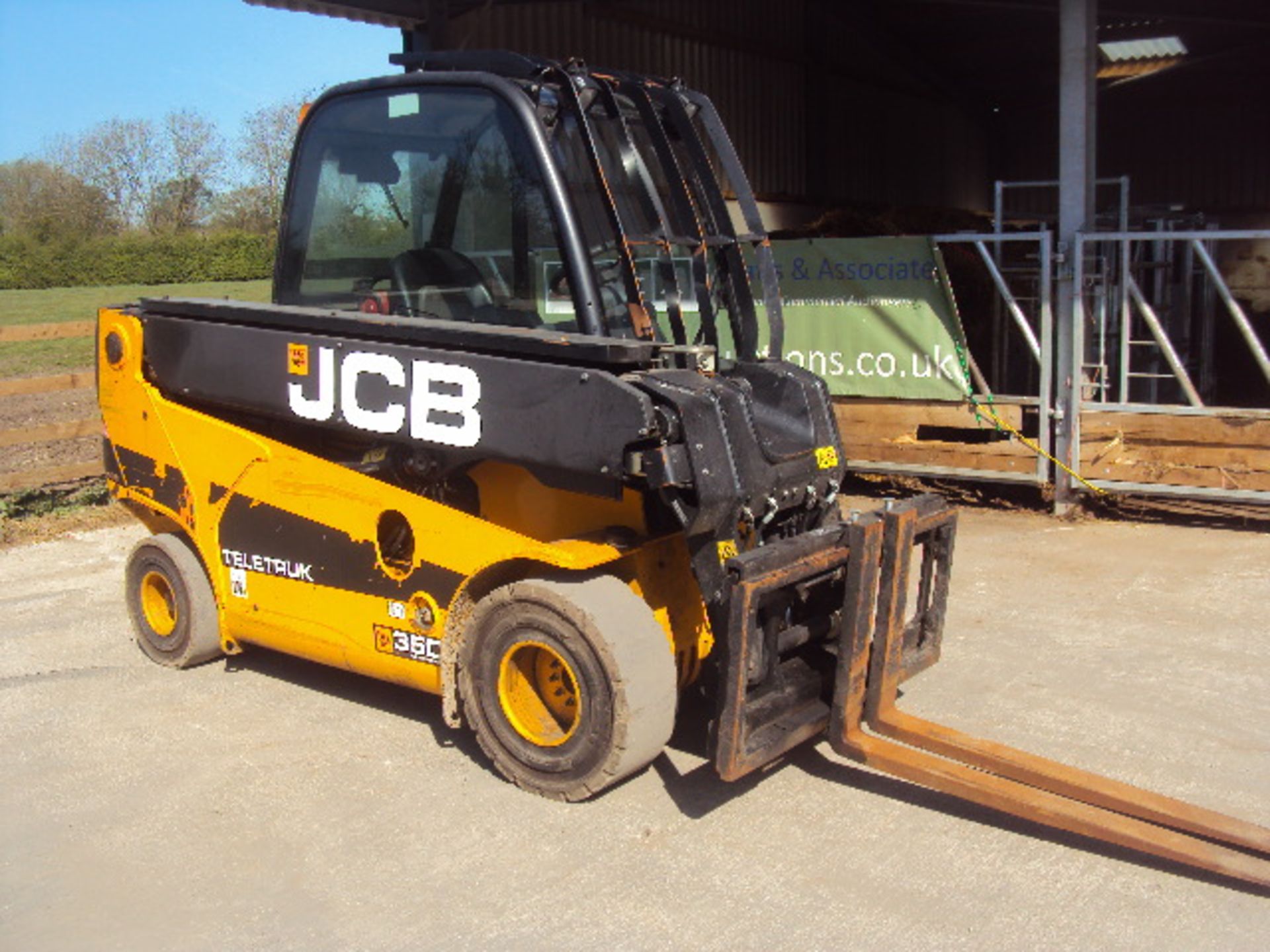 2011 JCB 35D Wastemaster 3.5t diesel driven Teletruck (S/n J01540558) (3886 rec hrs) with side-shift