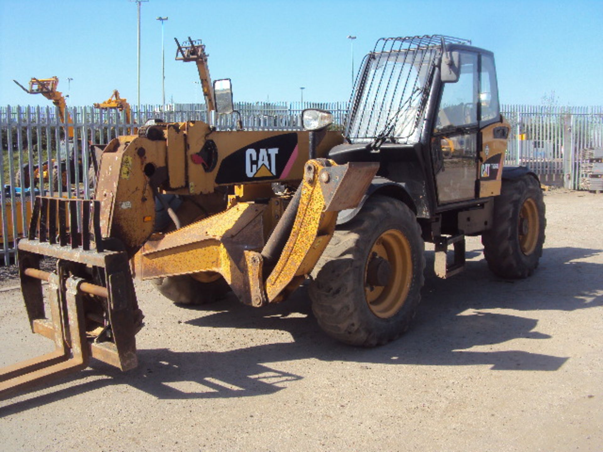 2007 CATERPILLAR TH360B telescopic handler (with outriggers & sway)(S/n TBH00682)(3266 rec hours)(