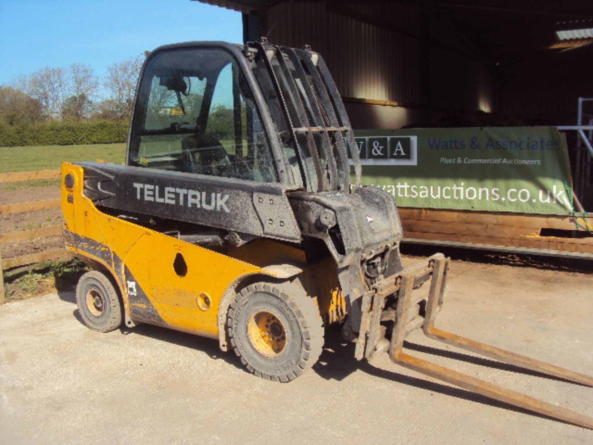 2009 JCB TLT25D 2.5t diesel driven Teletruck (S/n C91539279) (2856 rec hrs) with side-shift (RDL) (