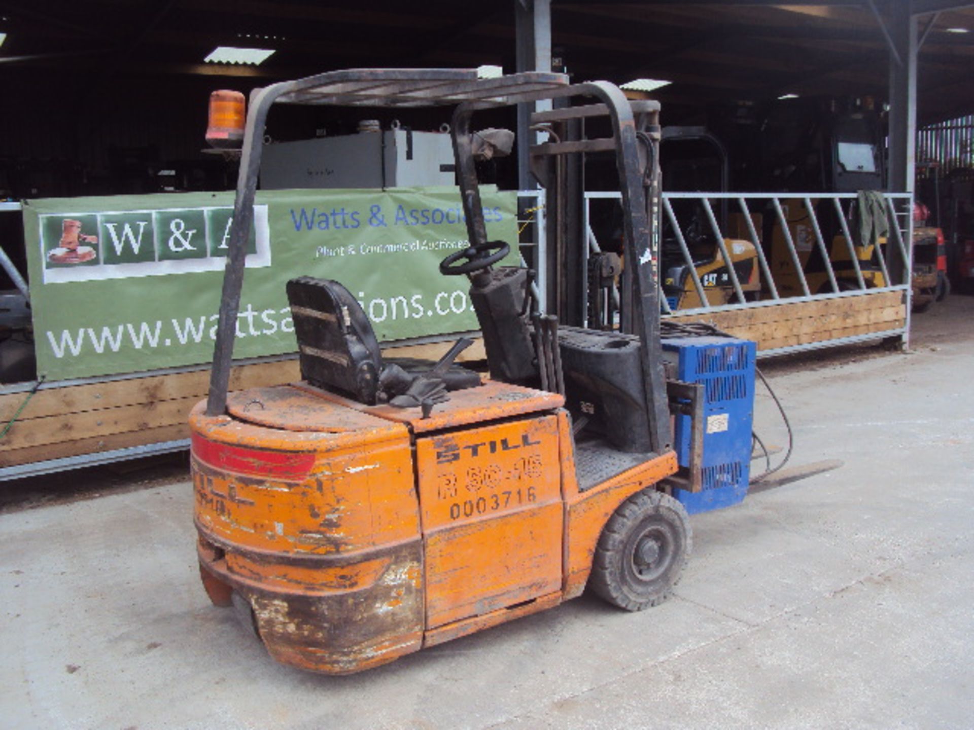 STILL R50-15 1.5t battery driven forklift truck S/n: 0003716 with duplex free-lift mast, charger & - Image 2 of 7