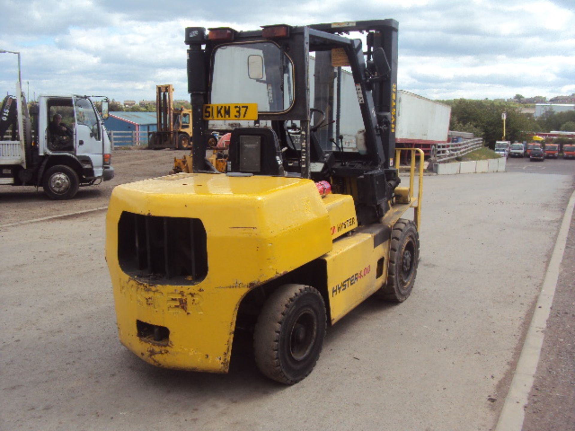 1996 HYSTER H4.00XLS/6 4t diesel driven forklift truck S/n: G005A06355T (2737 recorded hours) with - Image 3 of 7