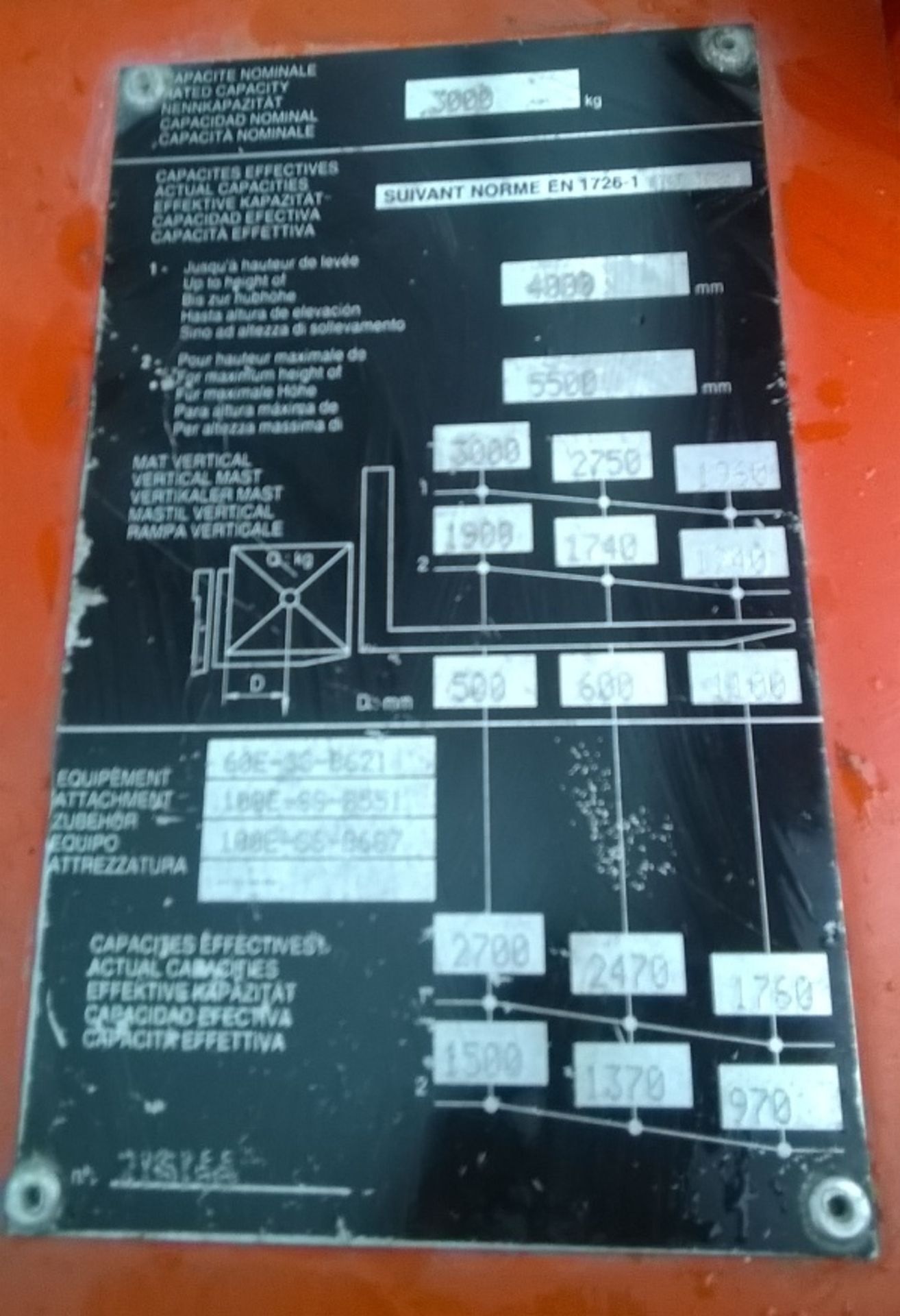 2005 MANITOU MSI 30D 3t 2wd diesel driven rough terrain forklift truck - Image 7 of 9