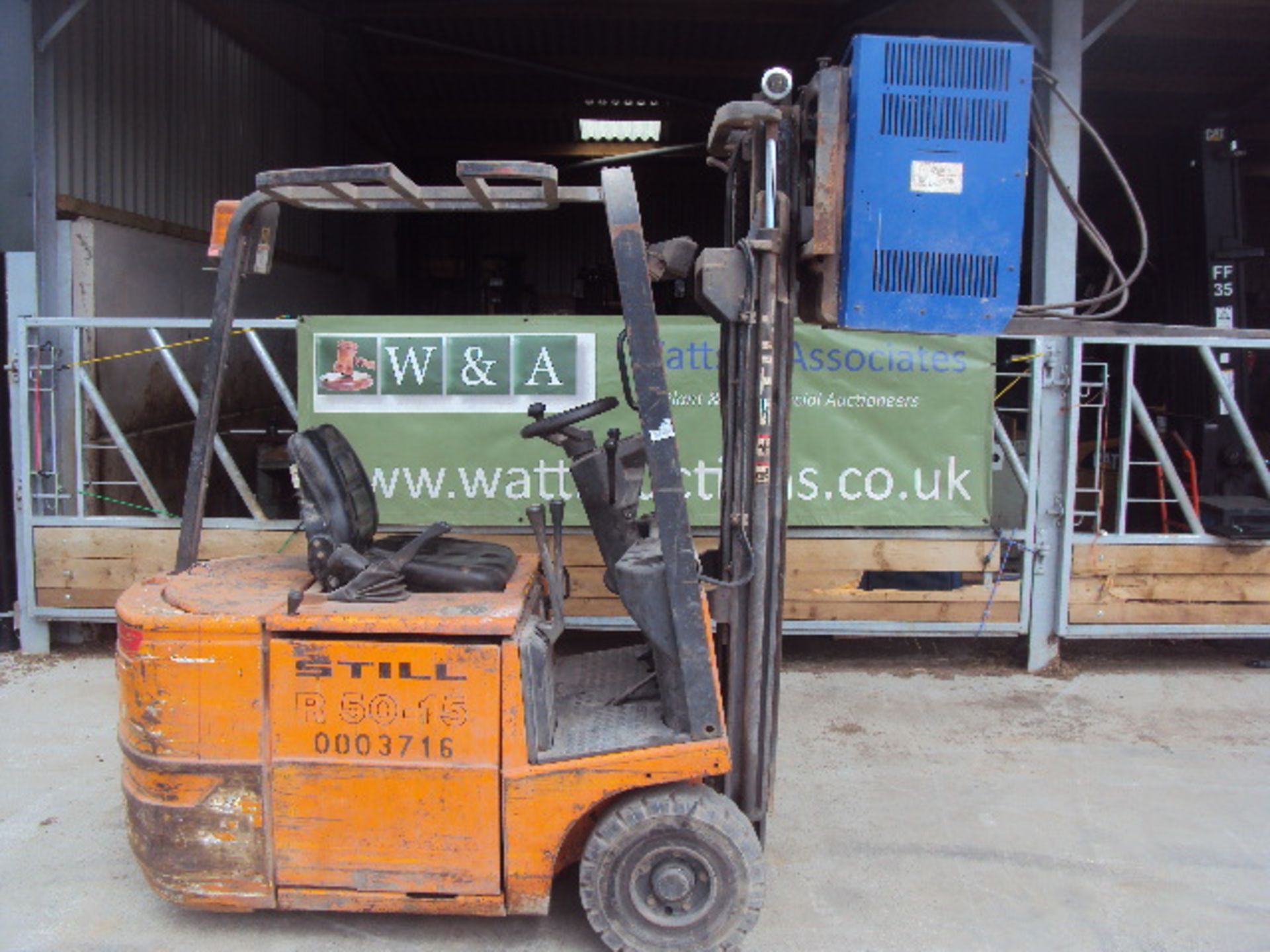 STILL R50-15 1.5t battery driven forklift truck S/n: 0003716 with duplex free-lift mast, charger & - Image 7 of 7