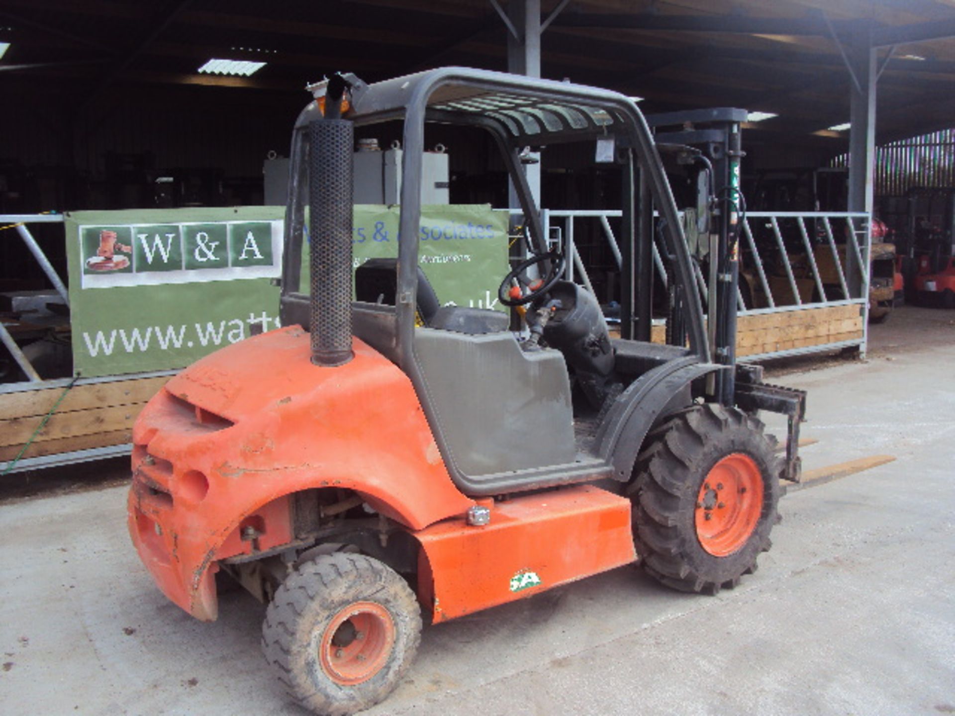 2007 AUSA C150H 1.5t diesel driven rough terrain forklift truck S/n: V1505-7E462 with duplex free- - Image 2 of 8