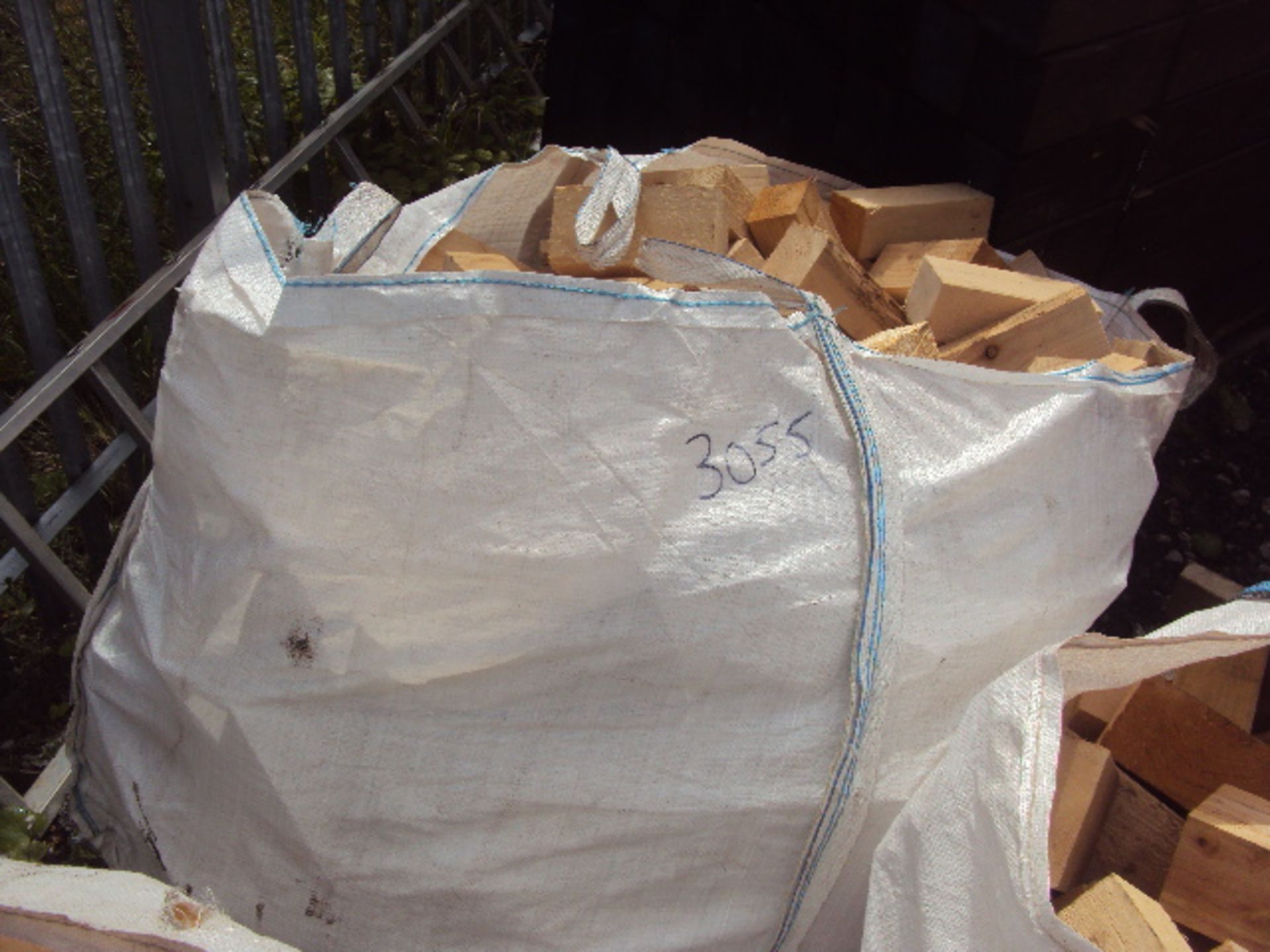 Bulk bag of wood off-cuts