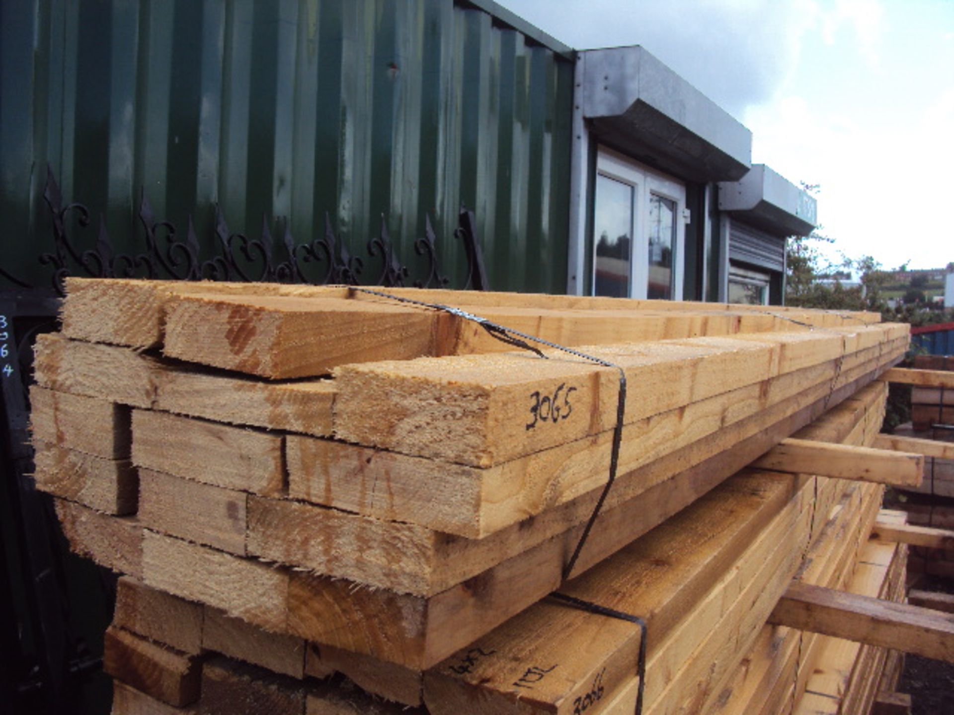 14 lengths of 4 x 2 timber x 13ft