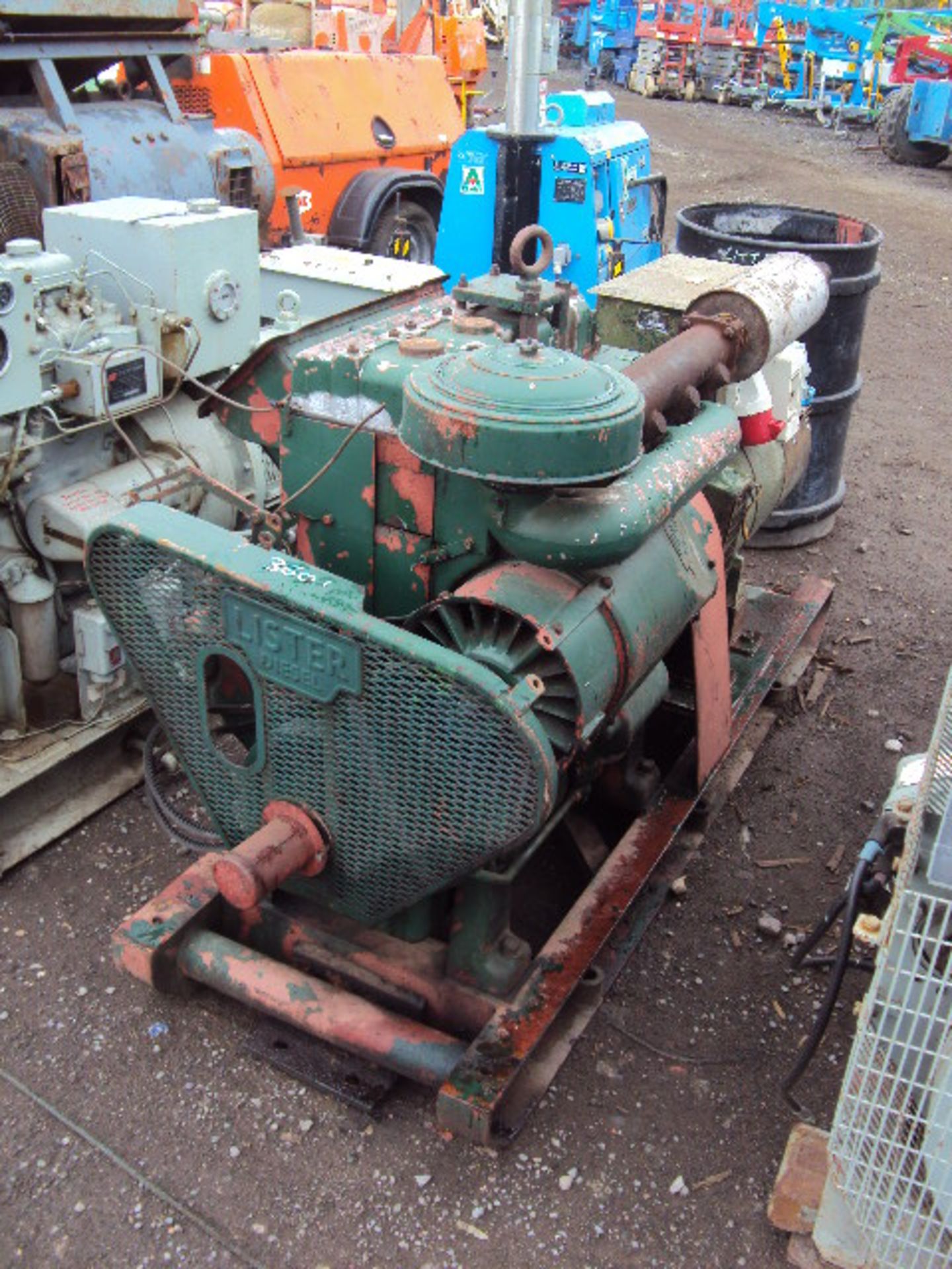 LISTER HR4 30kva key start generator